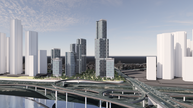 서울 강남구 압구정4구역 조감도. 서울시 제공