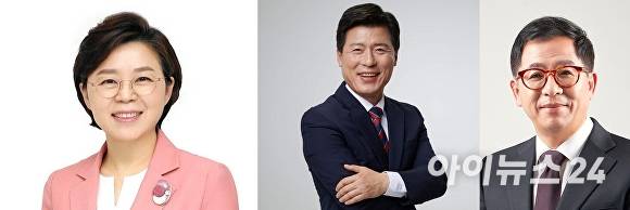 왼쪽부터 김정재 정책위의장, 구자근 전략기획부총장, 이상휘 홍보본부장 [사진=각 의원실]