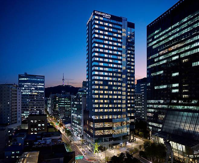 포포인츠 바이 쉐라톤 조선 서울 명동[사진 출처=네이버 지도 갈무리(업체 등록 사진)]