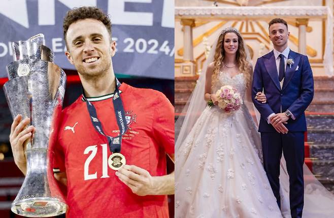 교통사고로 갑작스럽게 사망한 디오구 조타(28). 그는 사망 10일 전에 연인과 결혼식을 올린 바 있다. /사진=디오구 조타 인스타그램