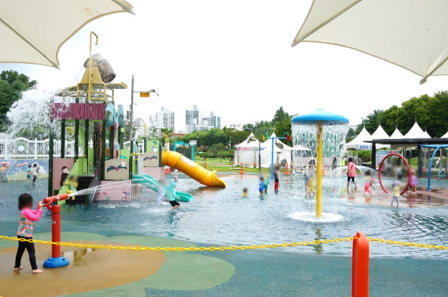 ▲군포시 관내 한 물놀이터 ⓒ군포시