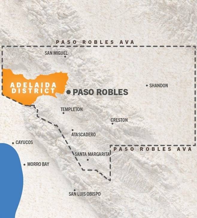 애들레이다 디스트릭트 위치. 홈페이지