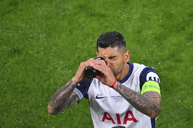 2024-2025 UEFA 유로파리그 결승전에서 로메로. AP연합뉴스