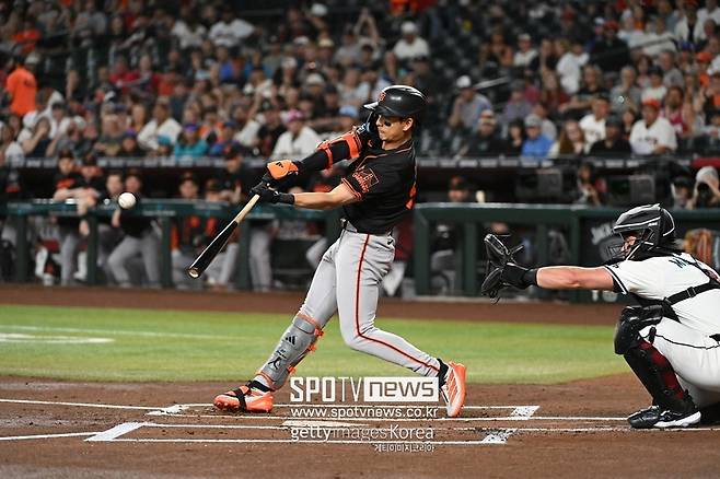 ▲ 이번에도 안타를 때렸다.