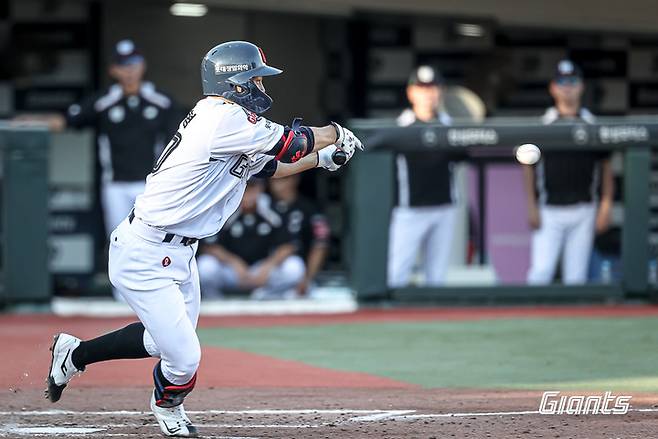 콜업 이후 좋은 타격감을 보여주고 있는 롯데 박찬형.