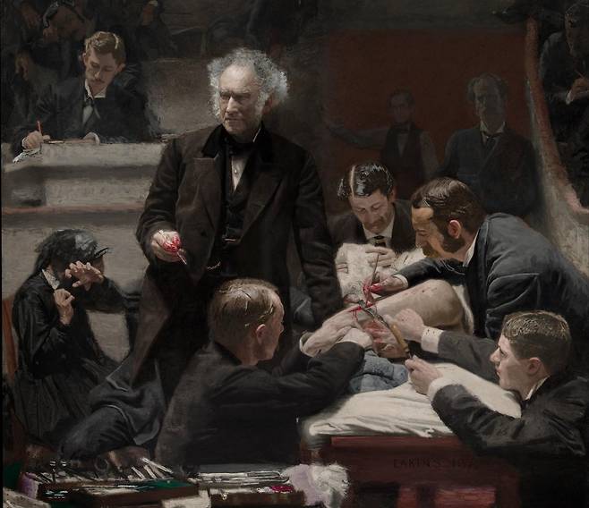 위생 관념이 부족하던 시절 수술실 광경. 사진 출처 위키피디아