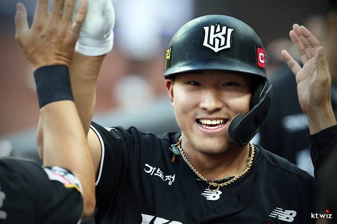 KT 위즈 안현민. 구단 제공