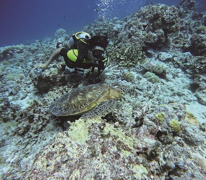 괌 스쿠버다이빙 체험(사진=괌관광청)
