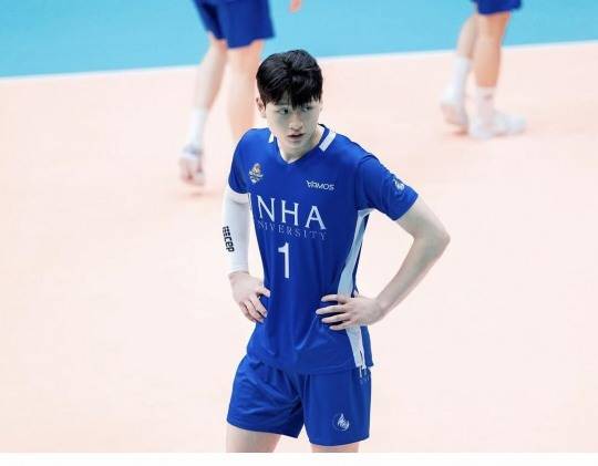 인하대 1학년인 차세대 남자배구 간판 윤경. 사진[연합뉴스]
