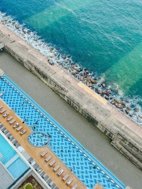 호텔서 바라본 전망 / 사진=권효정 여행+ 기자