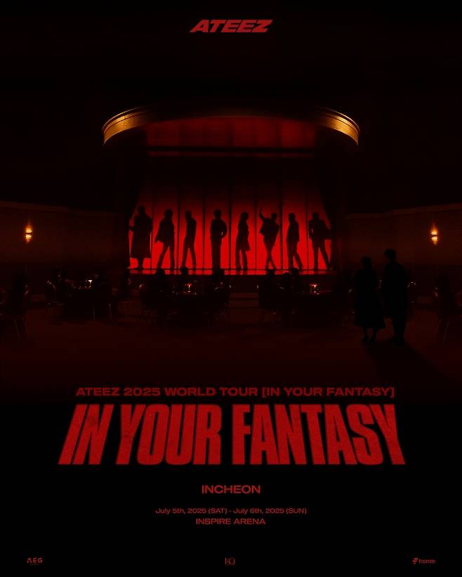 에이티즈, 오늘(5일) 인천서 2025 월드 투어 포문