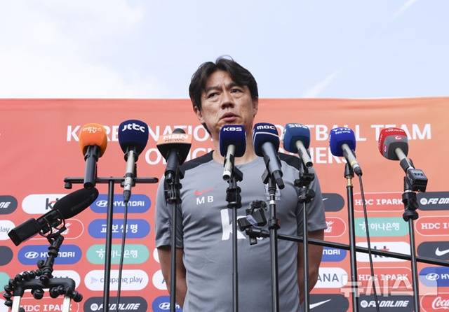 홍명보 한국축구대표팀 감독. /사진=뉴시스 제공