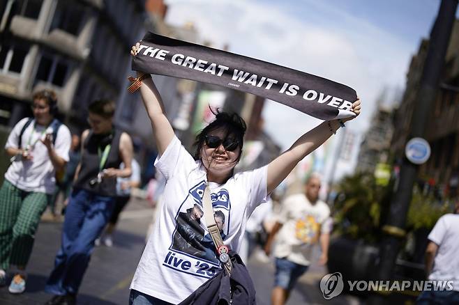 '긴 기다림 끝났다' [AP/PA 연합뉴스 재판매 및 DB 금지]