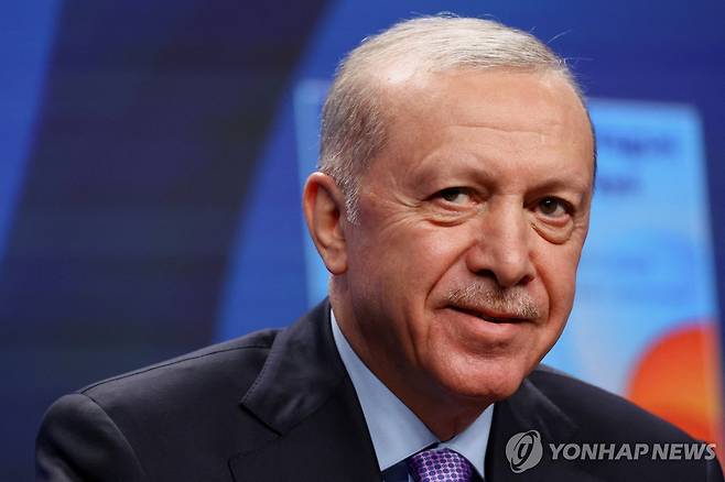 22년째 집권 중인 에르도안 튀르키예 대통령 [로이터 연합뉴스 자료사진. 재판매 및 DB 금지]