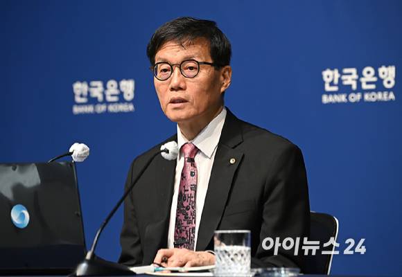 이창용 한국은행 총재가 지난 5월 29일 서울 중구 한국은행에서 열린 금통위 금리 결정에 대한 기자간담회에서 발언하고 있다. [사진=곽영래 기자]