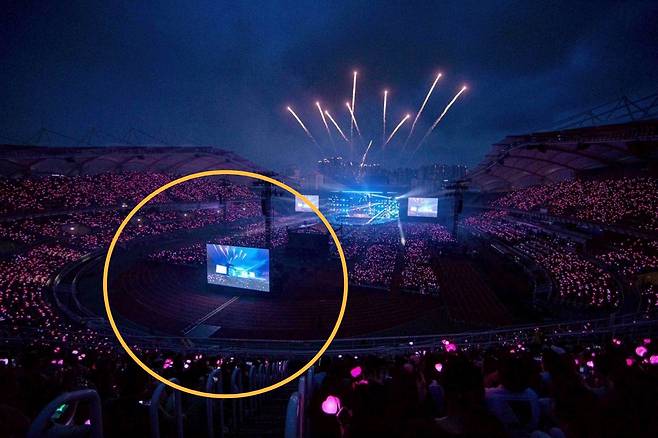 그룹 블랙핑크 콘서트 전경 /사진=YG엔터테인먼트 제공