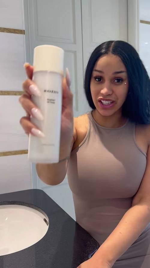 카디비가 자신의 SNS에 ‘하예진’ 토너를 소개하고 있다. [하예진 제공]