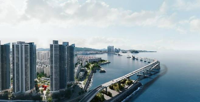 써밋 리미티드 남천의 주경 투시도. [대우건설 제공]