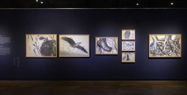 <허윤희: 영원은 순간 속에> 전시 전경 *재판매 및 DB 금지