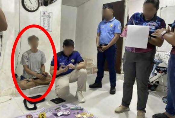 지난달 말 필리핀 북부 민다나오의 카가얀데오로시(市)에서 한국인 남성 A씨가 아동학대·착취, 차별금지법 및 인신매매방지법 위반 혐의로 체포됐다. 사진 왼쪽은 체포된 한국인 A씨로 추정되는 모습. 아동 성 학대 및 착취 방지 국가조정센터(NCC-OSAEC-CSAEM) 제공