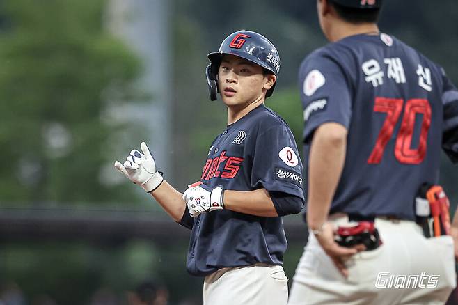 ▲ 드래프트에서 지명을 받지 못한 박찬형은 또 하나의 육성 선수 신화에 도전하고 있다 ⓒ롯데자이언츠