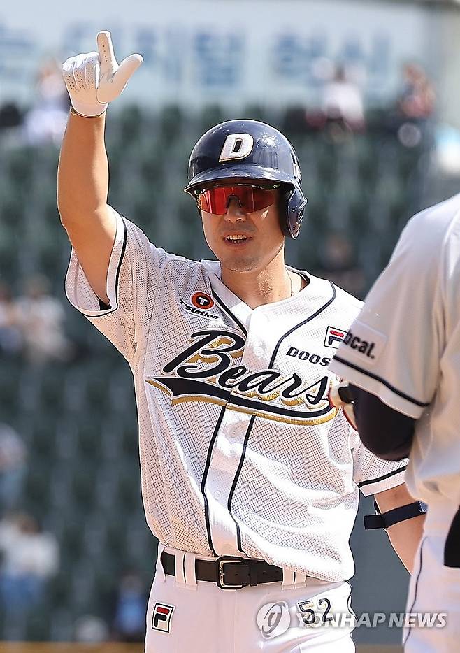 두산 김재호 현역 시절 모습.  [연합뉴스 자료사진]