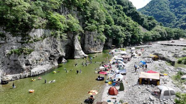 영덕군 달산면 옥계계곡.