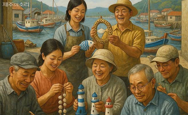 AI가 제작한 마을기업 이미지. ⓒ제주의소리