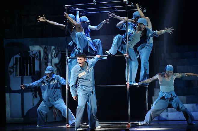 뮤지컬 ‘이태원 클라쓰’ 공연 한 장면(사진=토호 연극부 제공).