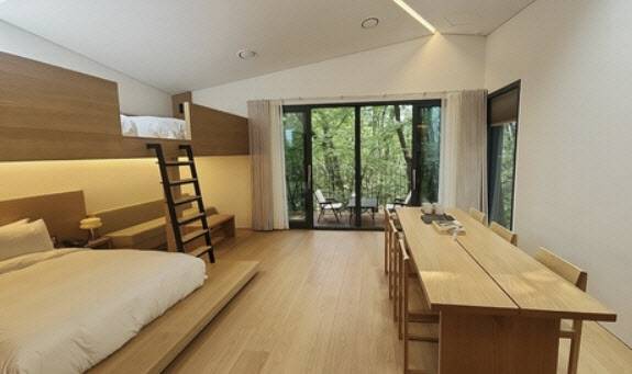 수락휴 4인실 실내 내부. (사진=연합뉴스)