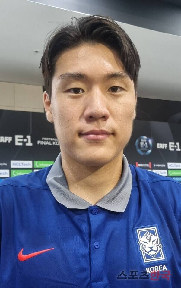이날 중국전에서 A매치 데뷔전을 치른 이호재. ⓒ스포츠한국 김성수 기자
