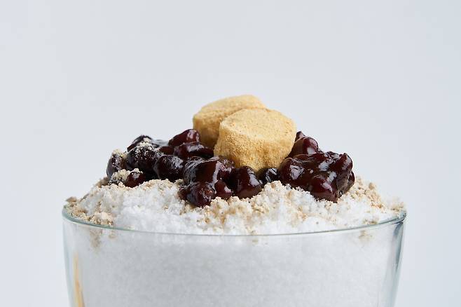 Patbingsu, or shaved iced with red beans (Getty Images)