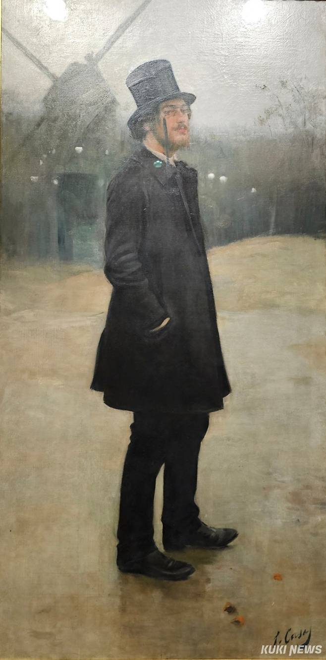 라몬 카사스, 에릭 사티(보헤미안, 몽마르트의 시인), 1891, 캔버스에 유채, 시카고 미술관