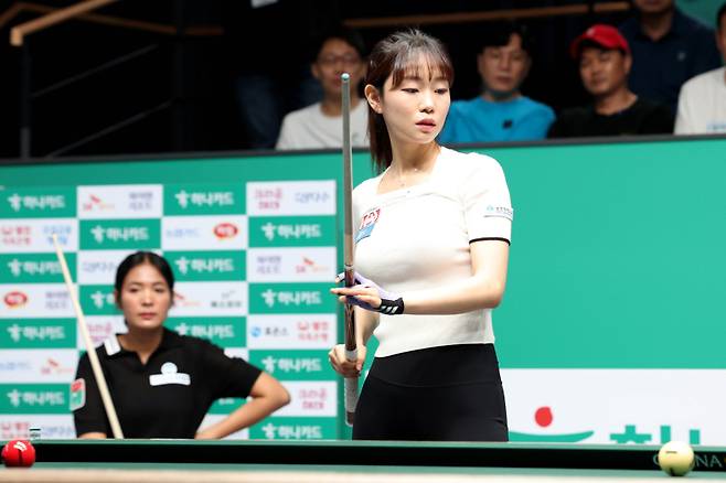 결승서 스롱에게 막힌 김보라는 준우승을 차지했다. PBA 제공