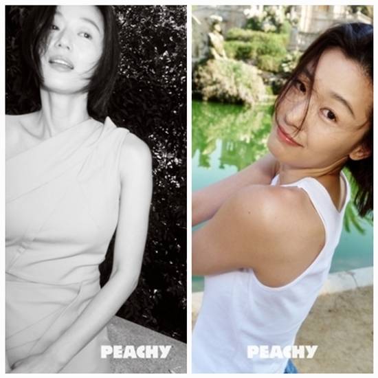 전지현이 새 소속사 피치컴퍼니(PEACHY)를 설립하고, 단발의 헤어스타일로 본격적인 행보에 나섰다. 사진=피치컴퍼니