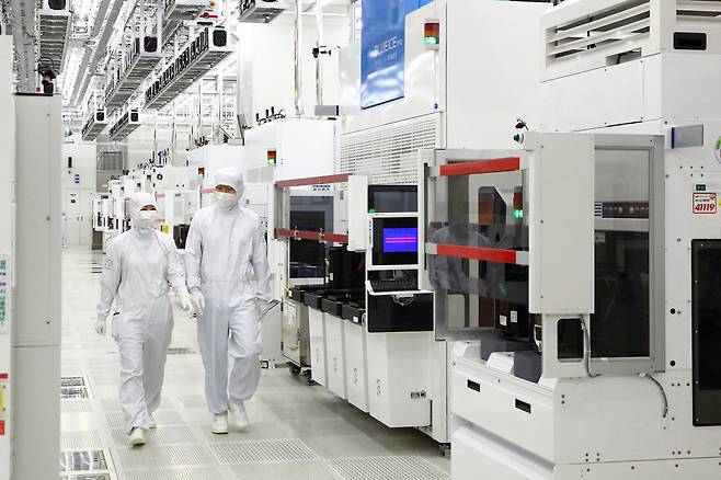 삼성전자 평택캠퍼스 반도체 라인 내 전경 [삼성전자 제공]