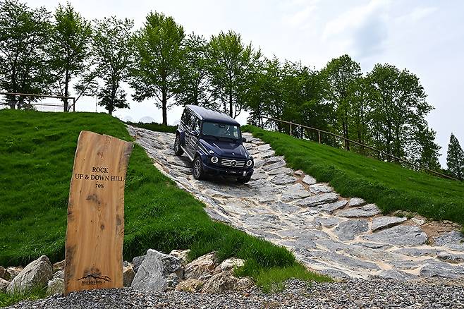 강렬한 오프로드 성능을 만끽할 수 있는 '특별한 시간'도 준비되어 있다. 사진: 김학수 기자