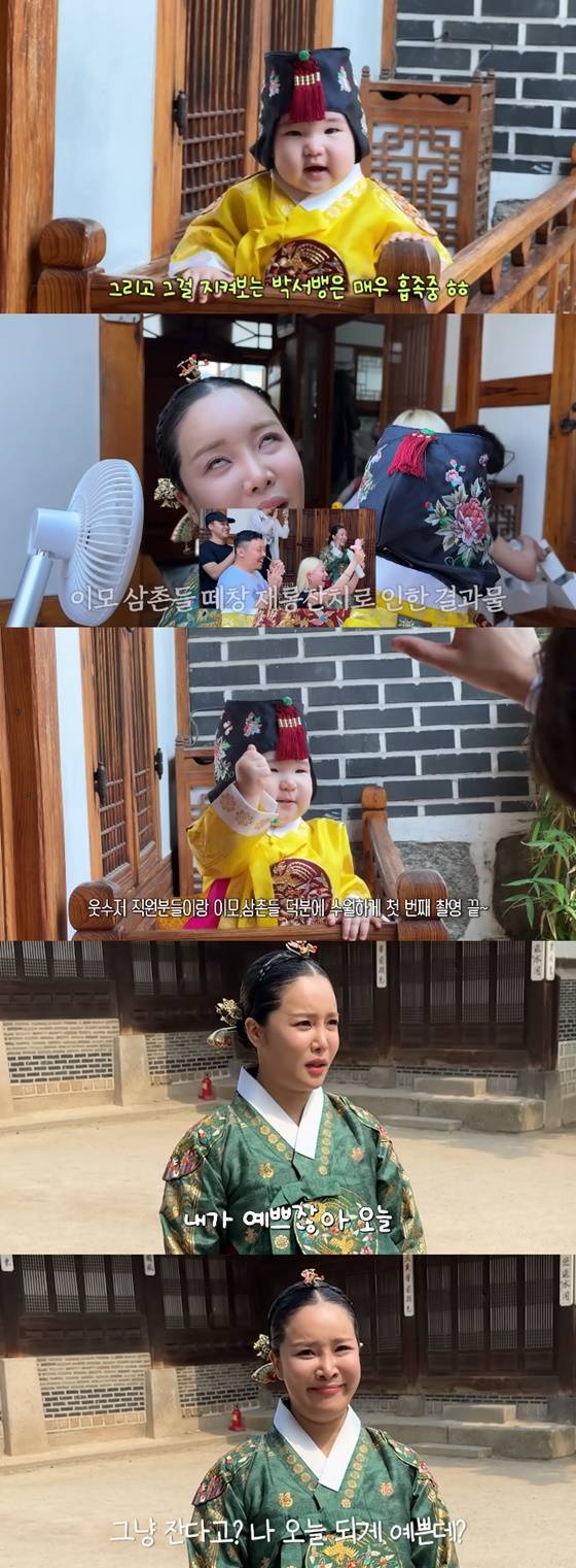 랄랄, 배냇머리 묶이는 딸에 신기..둘째 욕심 "임신하기 딱 좋은 날"