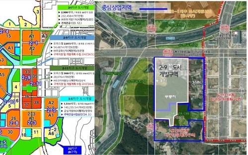 대전 도안 2-9지구 위치도 [대전시 제공. 재판매 및 DB 금지]