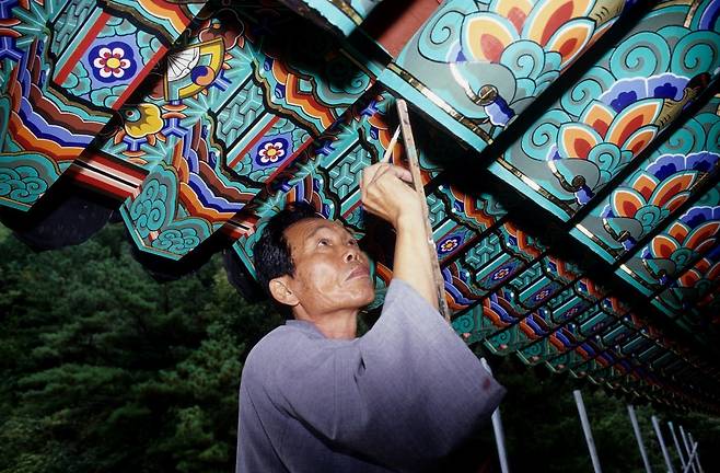 고(故) 홍점석 단청장 보유자 [국가유산청 제공. 재판매 및 DB 금지]