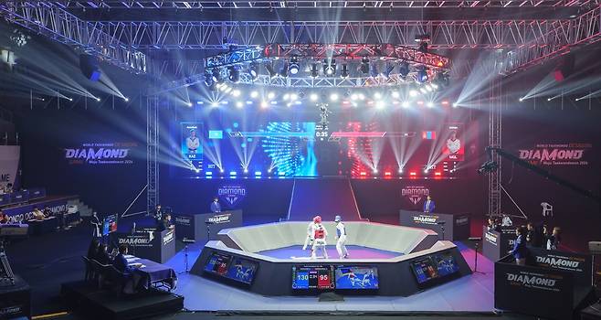 태권도 다이아몬드게임 [태권도진흥재단 제공. 재판매 및 DB 금지]