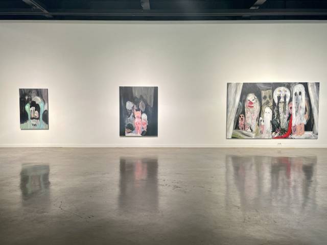 갤러리오모크 전시장 전경. 이연정 기자