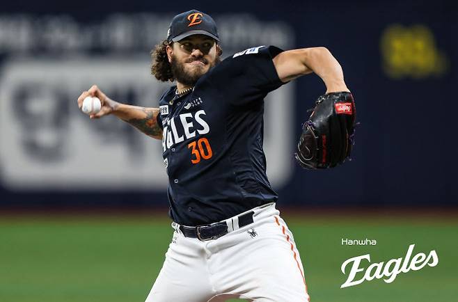 한화이글스의 확실한 1선발로 활약 중인 코디 폰세. 사진=한화이글스