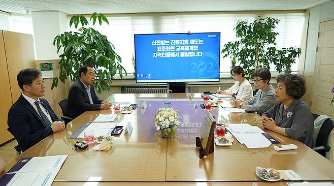 이형훈 보건복지부 제2차관, 대한간호협회 방문.(대한간호협회 제공)