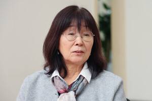 이노우에 요코 ‘조세이탄광 물비상(수몰사고)을 역사에 새기는 모임’ 공동대표. 한겨레 자료사진