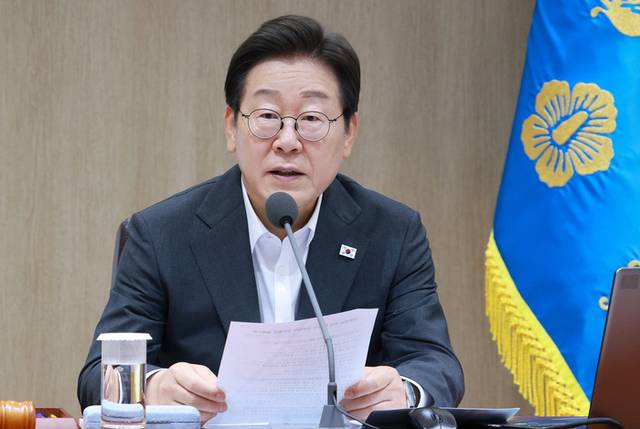 ▲ 이재명 대통령이 8일 서울 용산 대통령실 청사에서 열린 국무회의에서 발언하고 있다. 연합뉴스