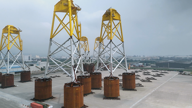 HSG성동조선의 해상풍력 하부구조물