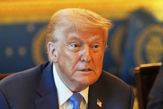 도널드 트럼프 미국 대통령. AP연합뉴스