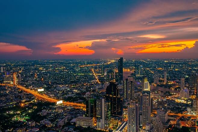 여행이지, 에듀트립·쿠킹클래스 테마 상품 이미지_방콕 야경 / 사진=교원투어