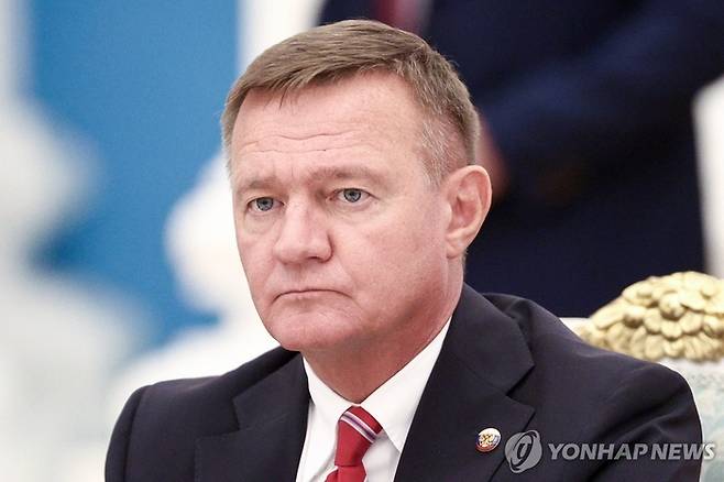 해임된 로만 스타로보이트 러시아 교통장관. 타스 연합뉴스